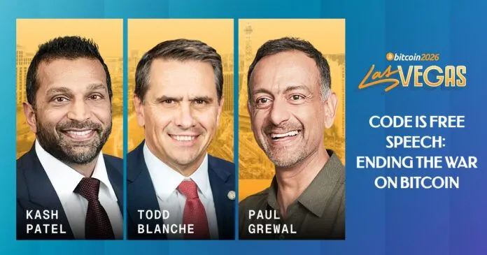 FBI Director Kash Patel To Speak at Bitcoin 2026 Conference About “Ending the War on Bitcoin”
